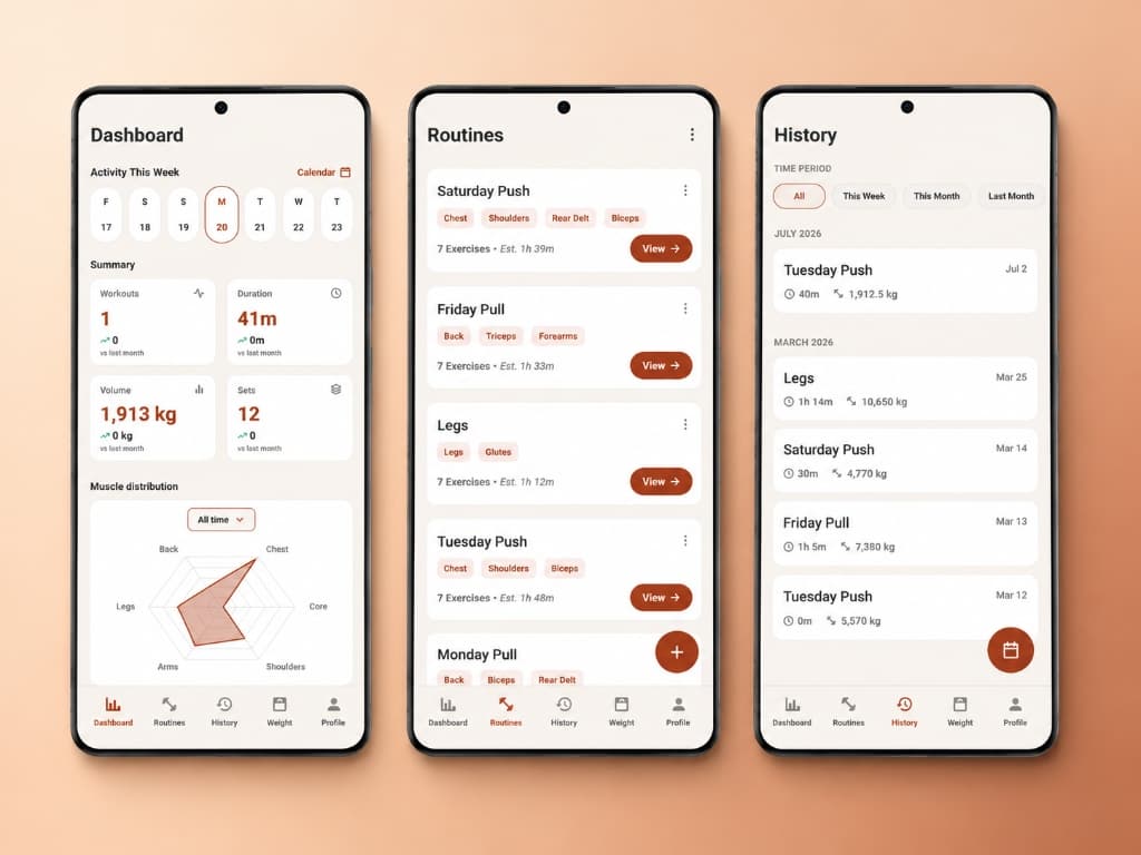 FitLedger – Personal Gym Workout Tracker Preview 1